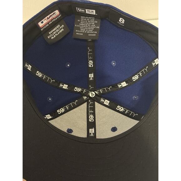 Los Angeles Dodgers New Era Authentic On-Field 59FIFTY Fitted Hat - Blue 8 - Picture 6 of 8